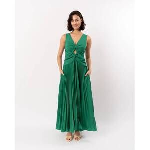 NEW SIMKHAI vivianne cotton midi dress in kelly